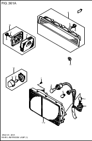 REAR LAMP/ ROOM LAMP