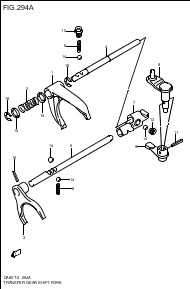 TRANSFER GEAR SHIFT FORK