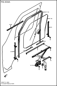 FRONT DOOR REGULATOR