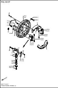 FRONT WHEEL BRAKE