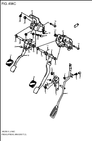 PEDAL/ PEDAL BRACKET