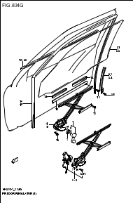 FRONT DOOR REGULATOR