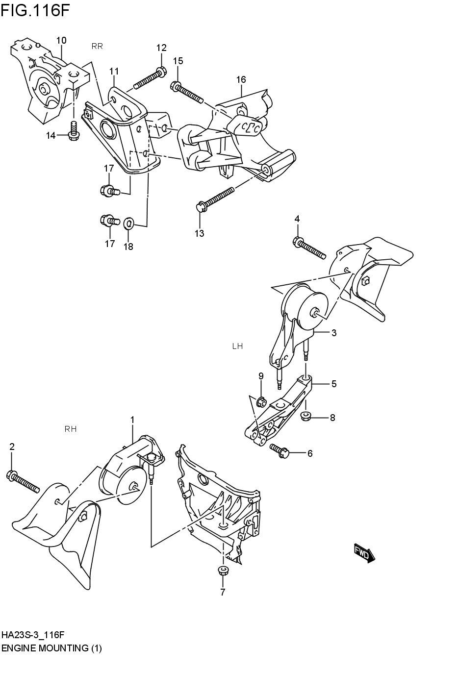 ENGINE MOUNTCHING