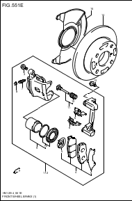 FRONT WHEEL BRAKE