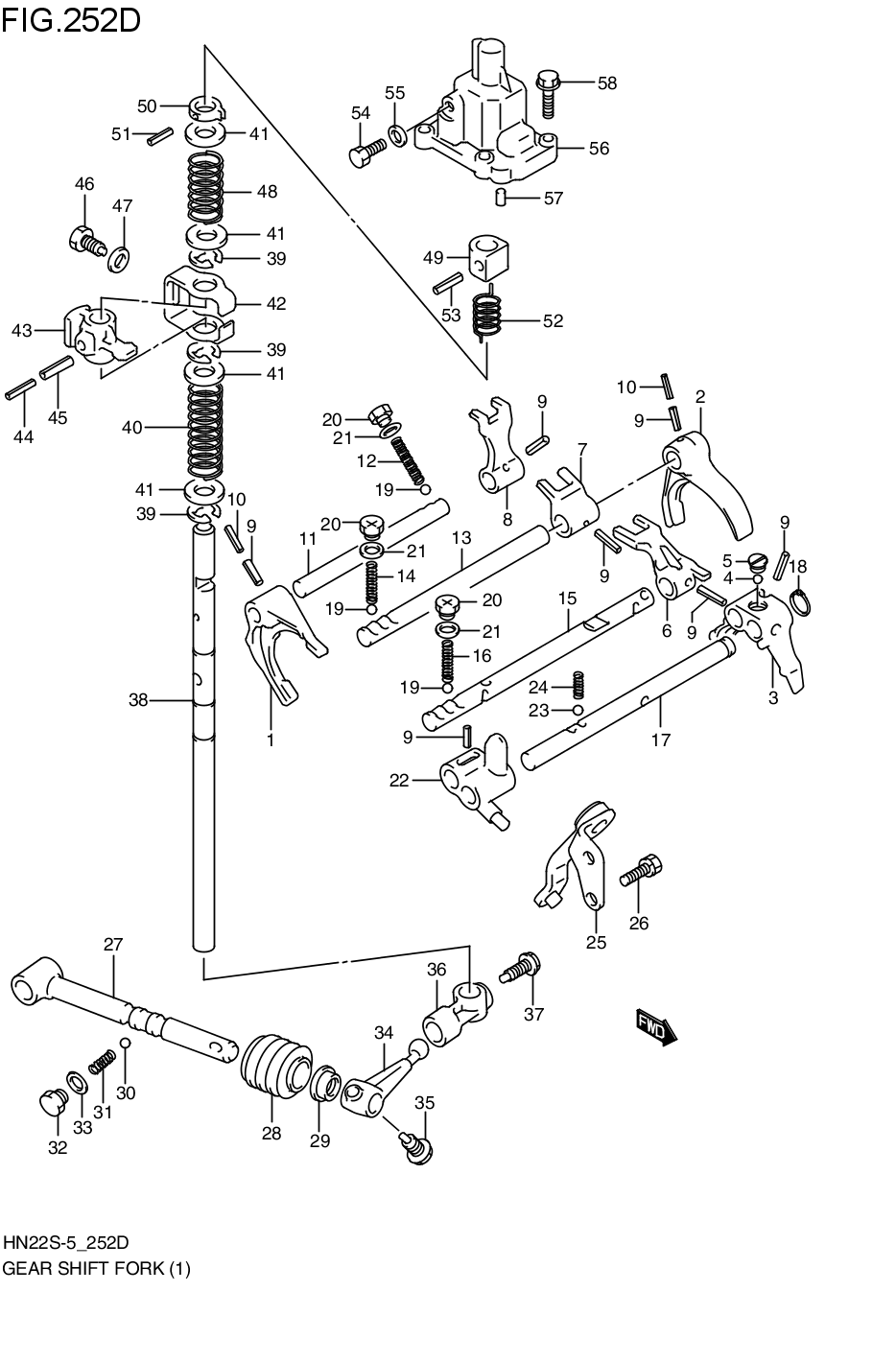 MT- GEAR SHIFT FORK