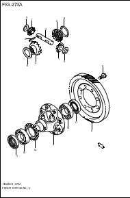 FRONT DIFFERENTIAL GEAR