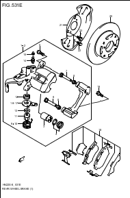 REAR WHEEL BRAKE