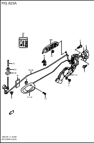 REAR DOOR LOCK