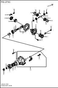 FRONT DIFFERENTIAL GEAR