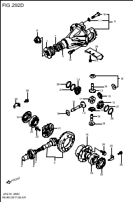 REAR DIFFERENTIAL GEAR