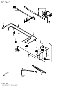 FRONT WIND WIPER/ WASHER