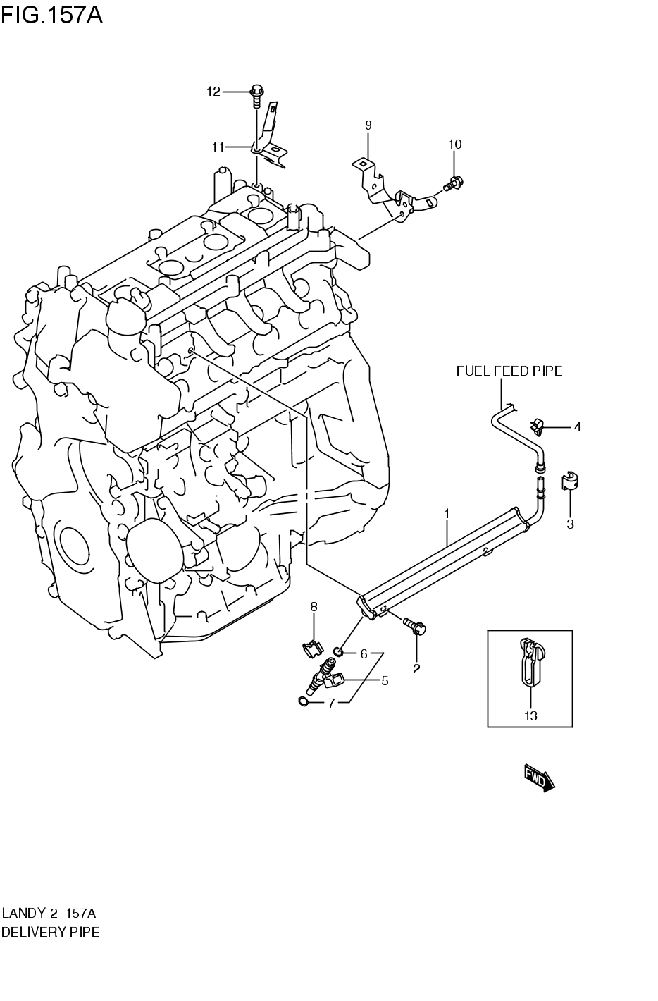 DELIVERY PIPE/ FUEL INJECTOR