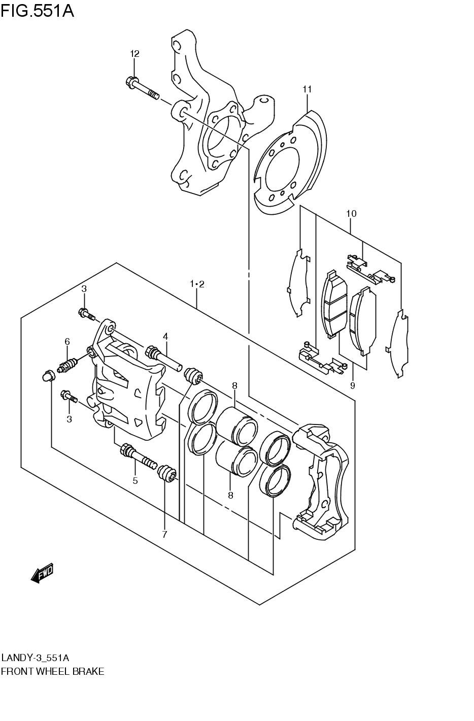 FRONT WHEEL BRAKE