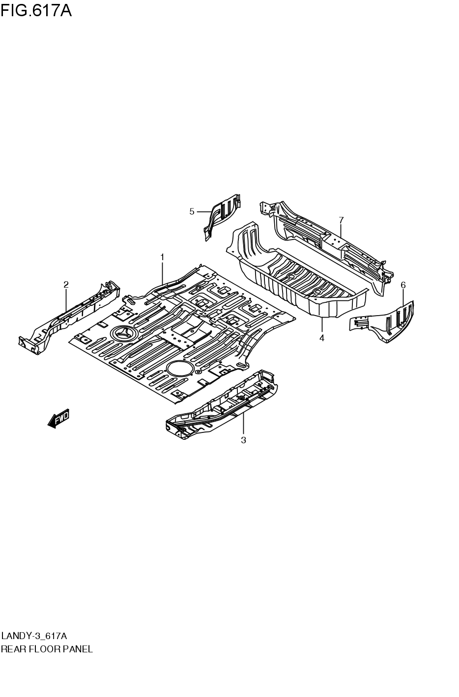 REAR FLOOR PANEL