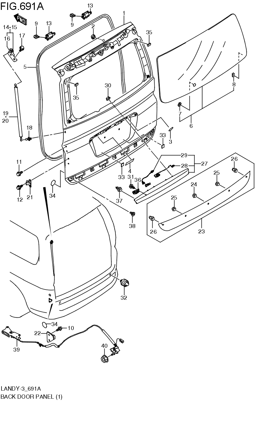 BACK DOOR PANEL