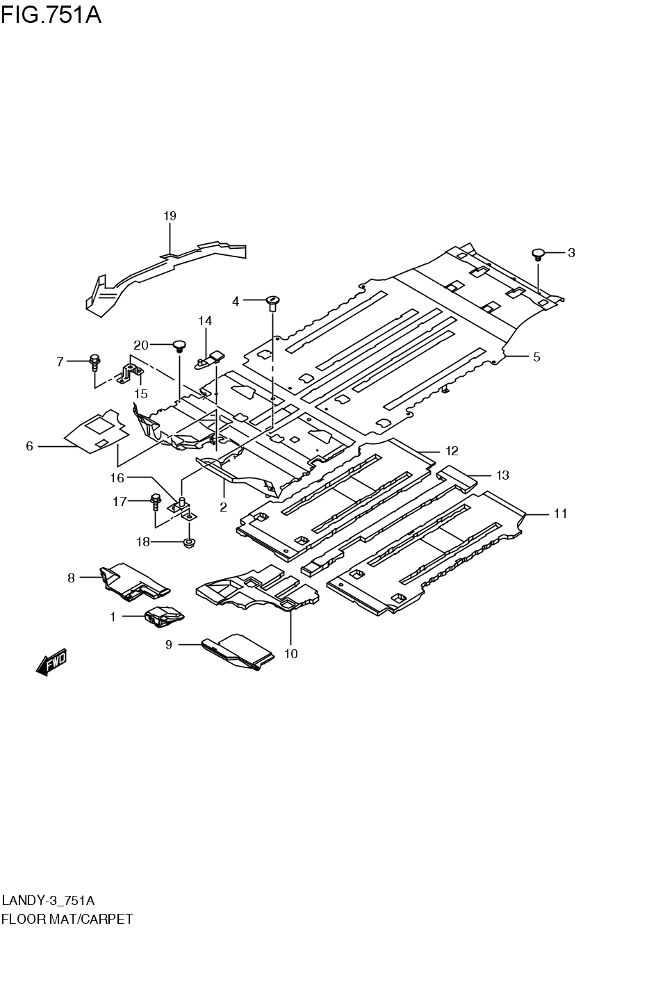 FLOOR MAT/ CARPET