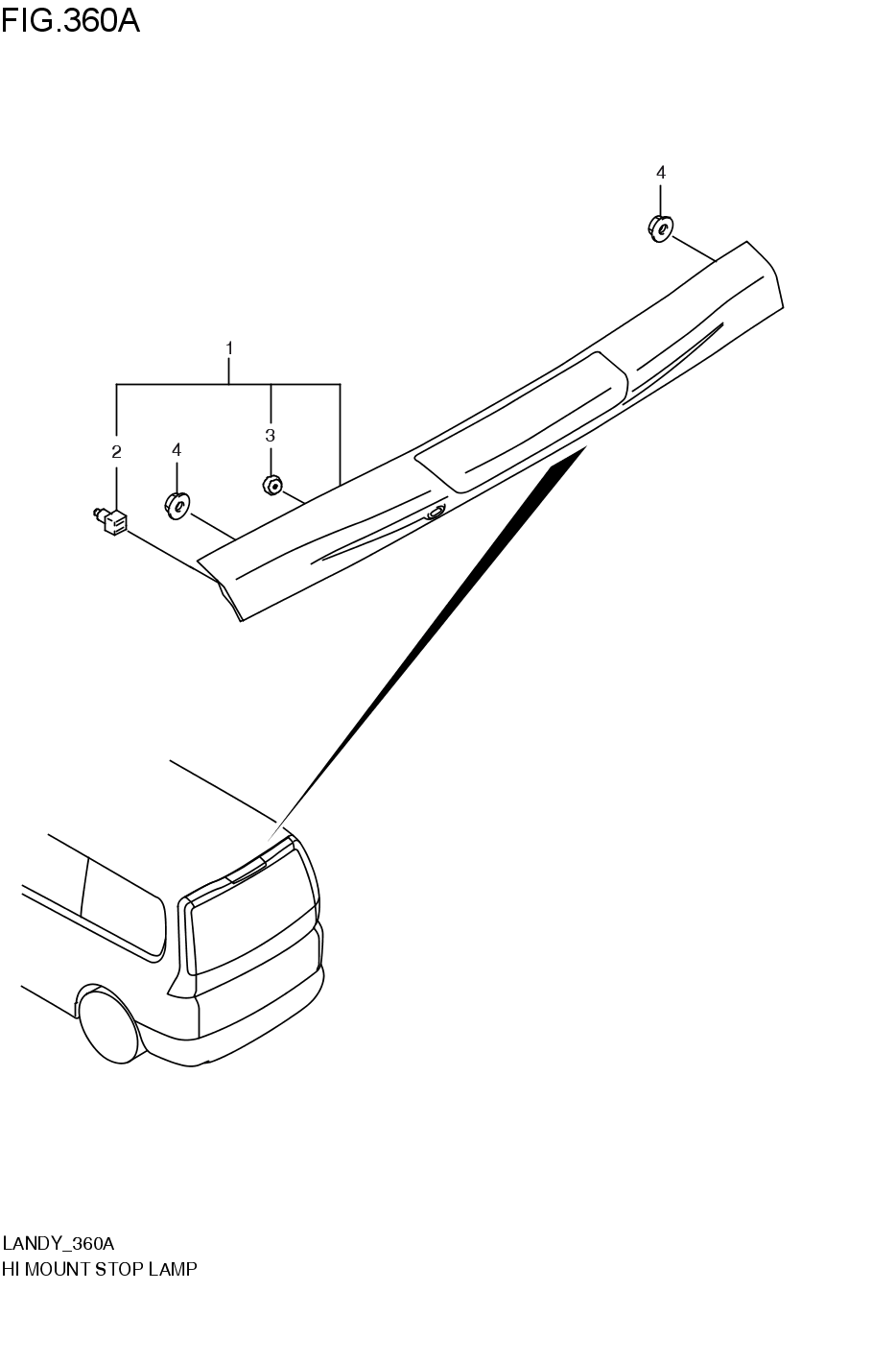 HIGH MOUNT  STOPLAMP