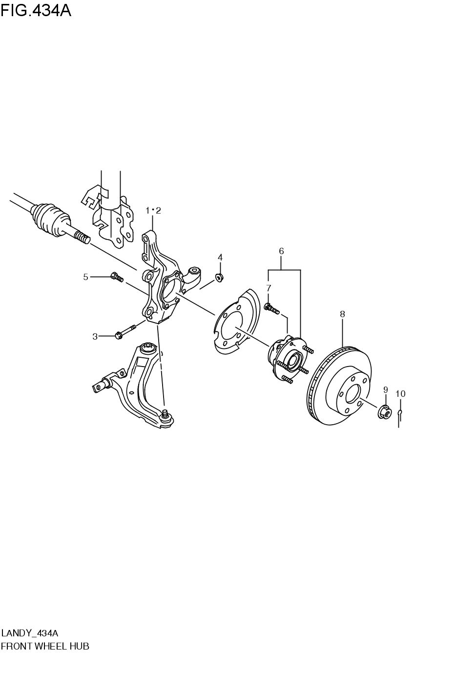 FRONT WHEEL HUB