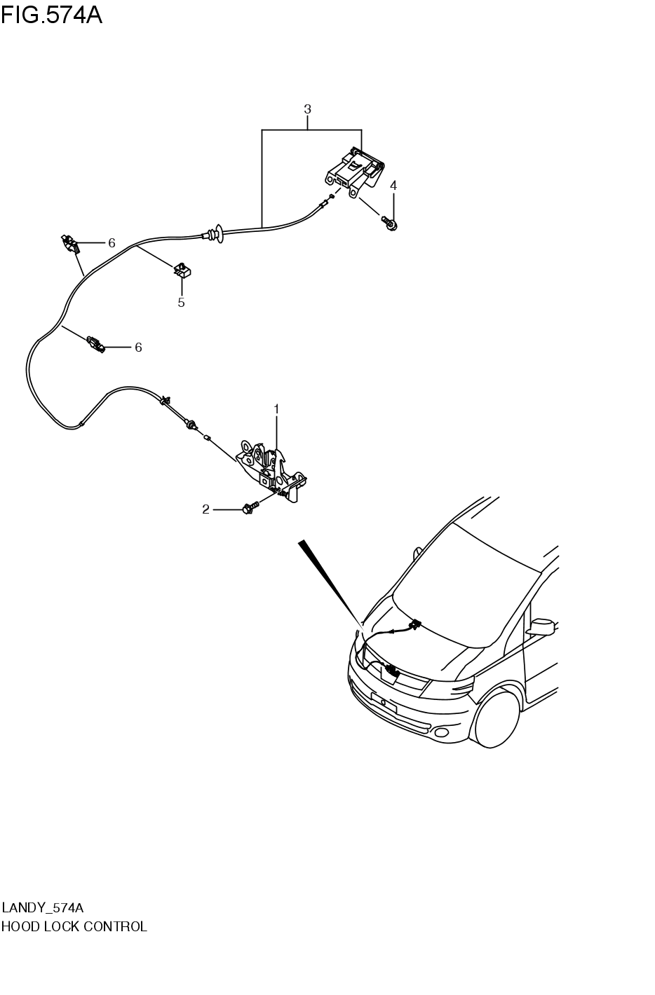 HOOD LOCK CONTROL