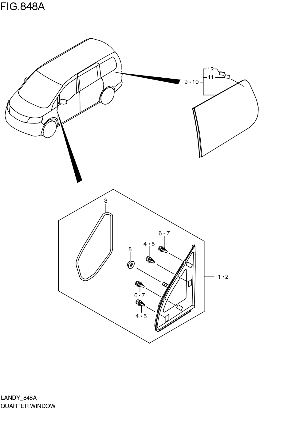 QUARTER WINDOW