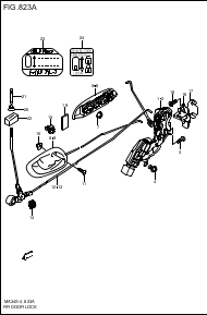 REAR DOOR LOCK