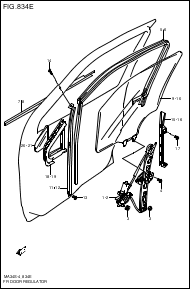 FRONT DOOR REGULATOR