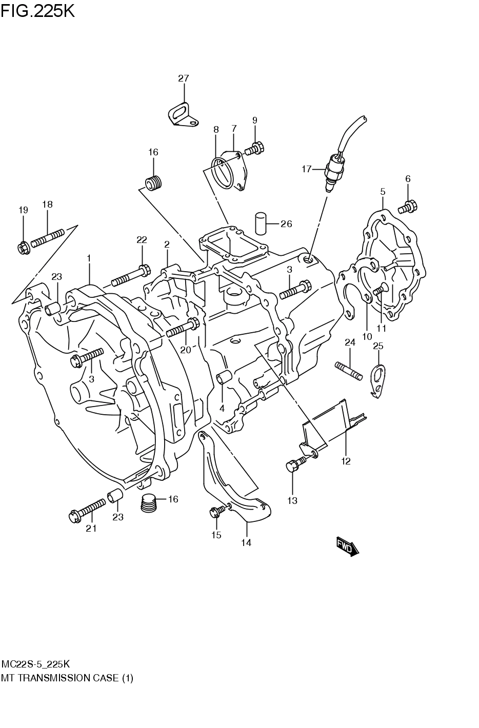 MT- TRANSMISSION CASE