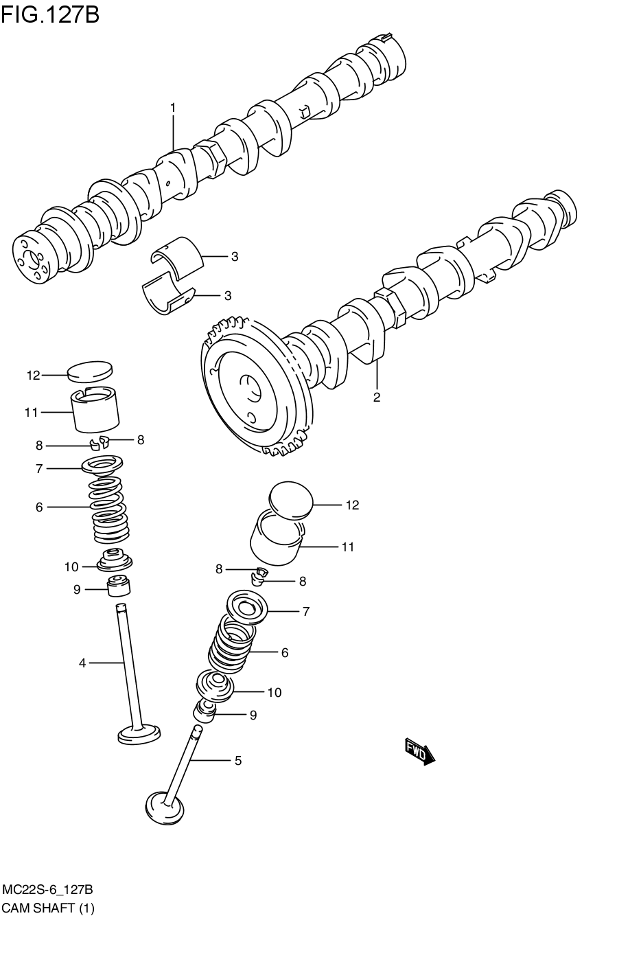 CAMSHAFT/ VALVE(BULB)