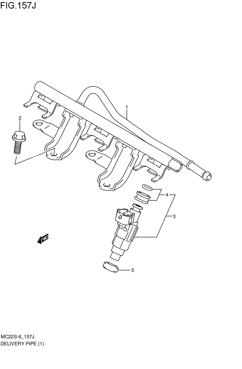 DELIVERY PIPE/ FUEL INJECTOR