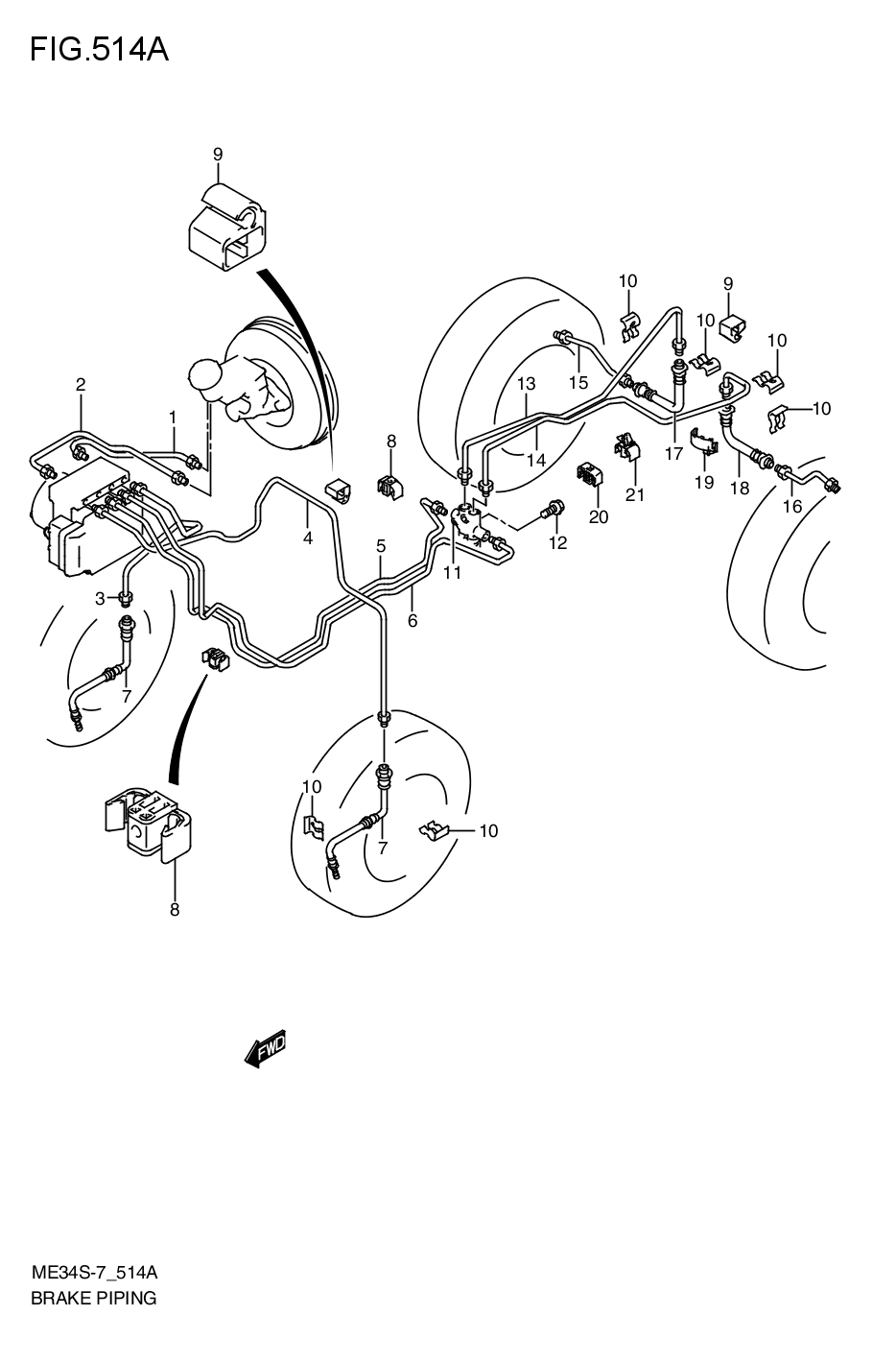 BRAKE PIPING