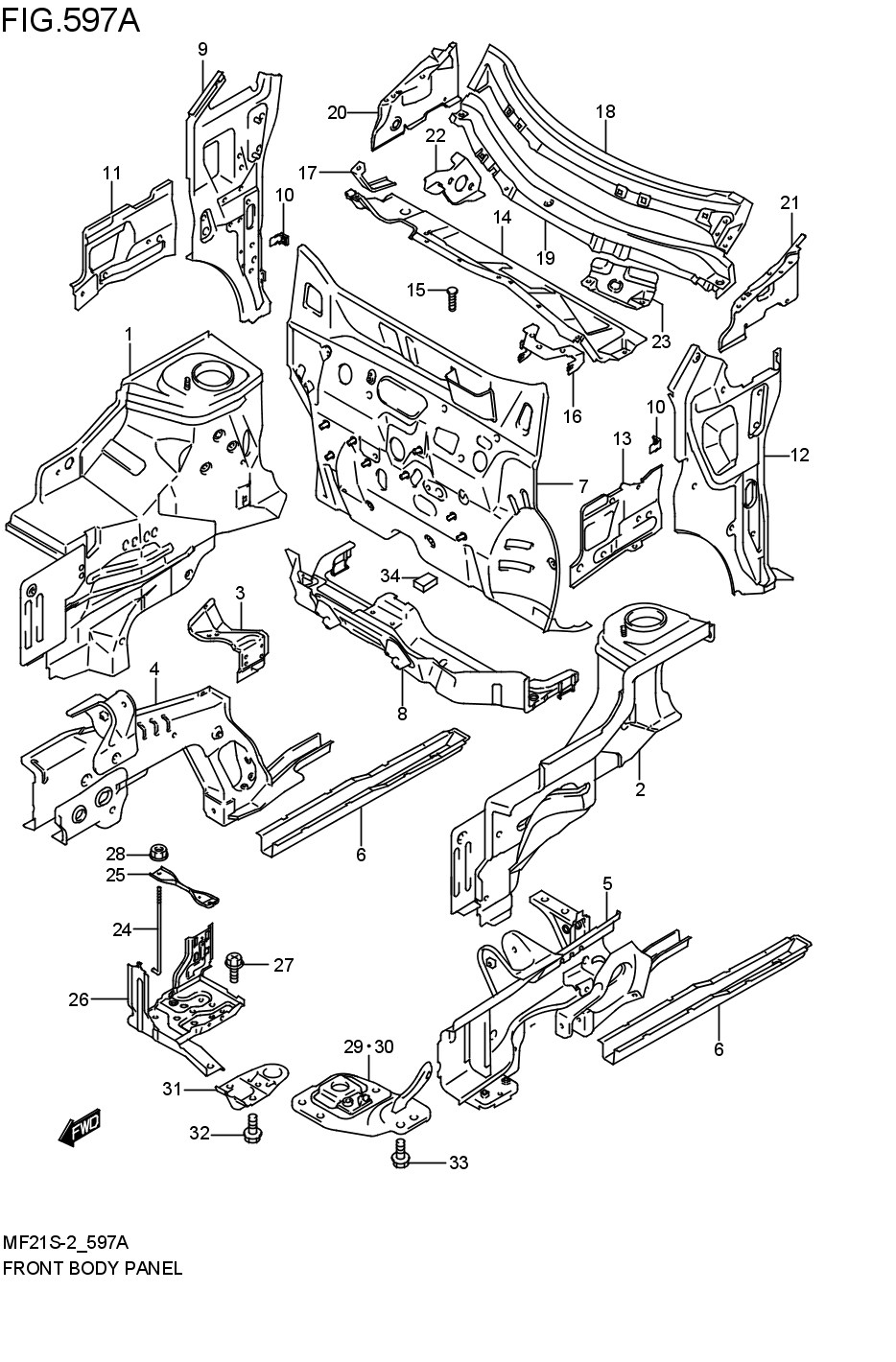 FRONT BODY PANEL