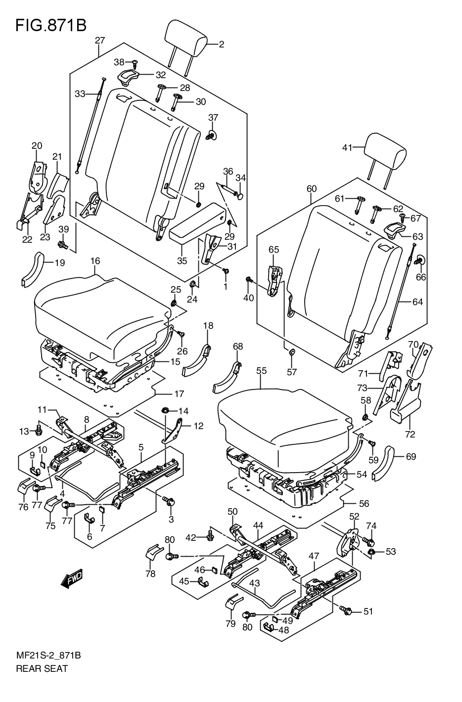 REAR SEAT