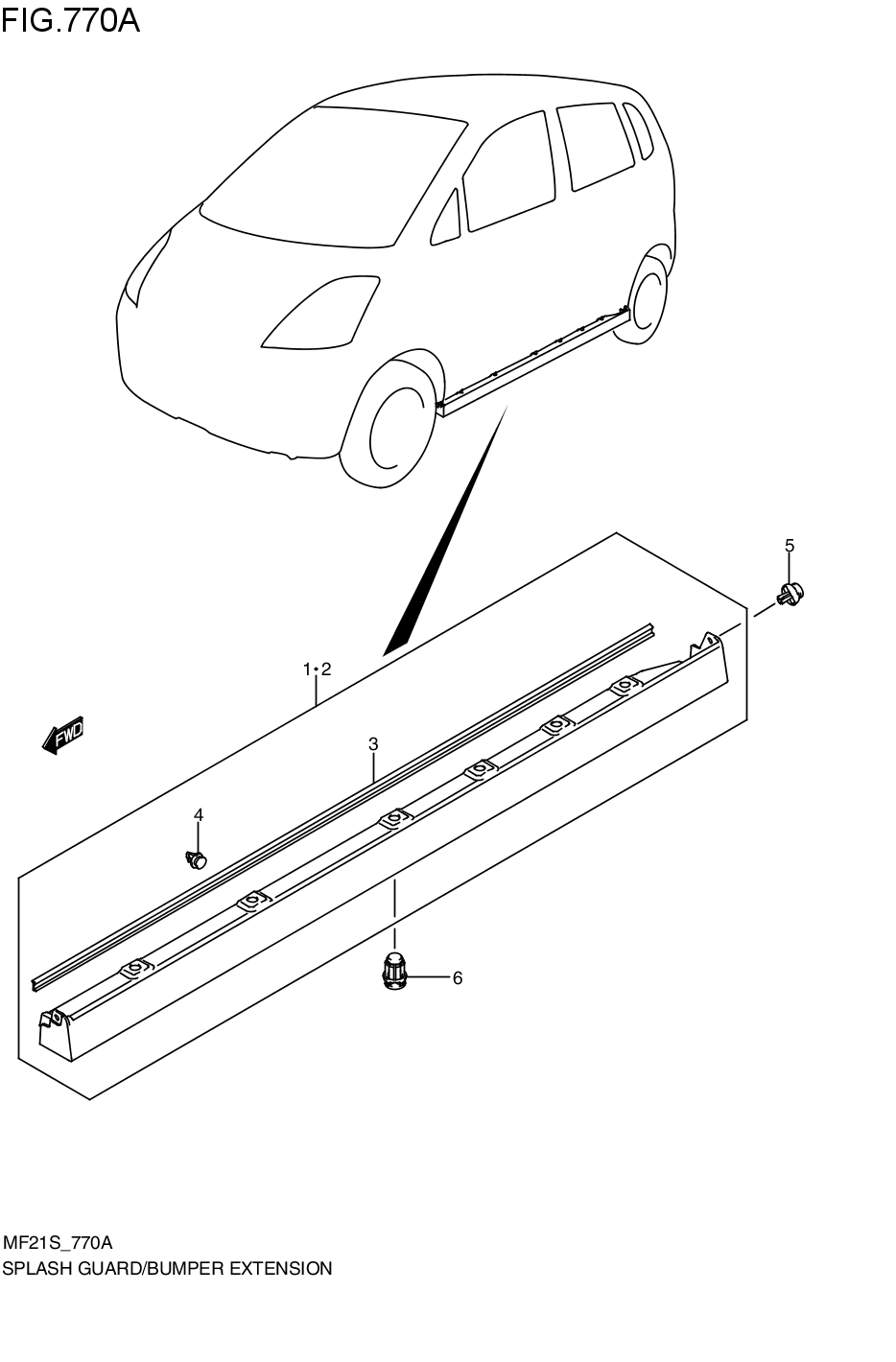 SPLASH GUARD/ BUMPER EXTENSION