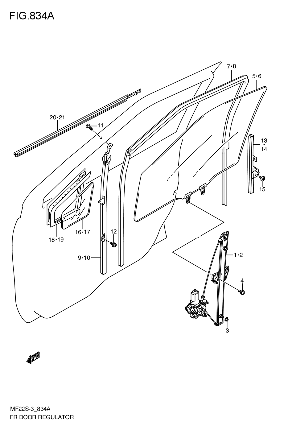 FRONT DOOR REGULATOR