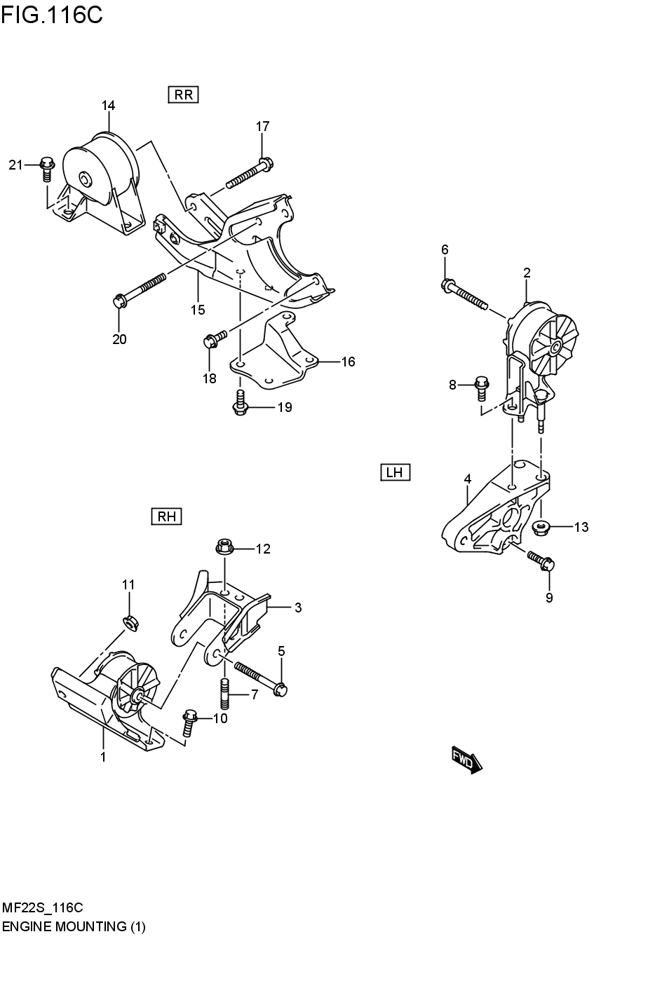 ENGINE MOUNTCHING