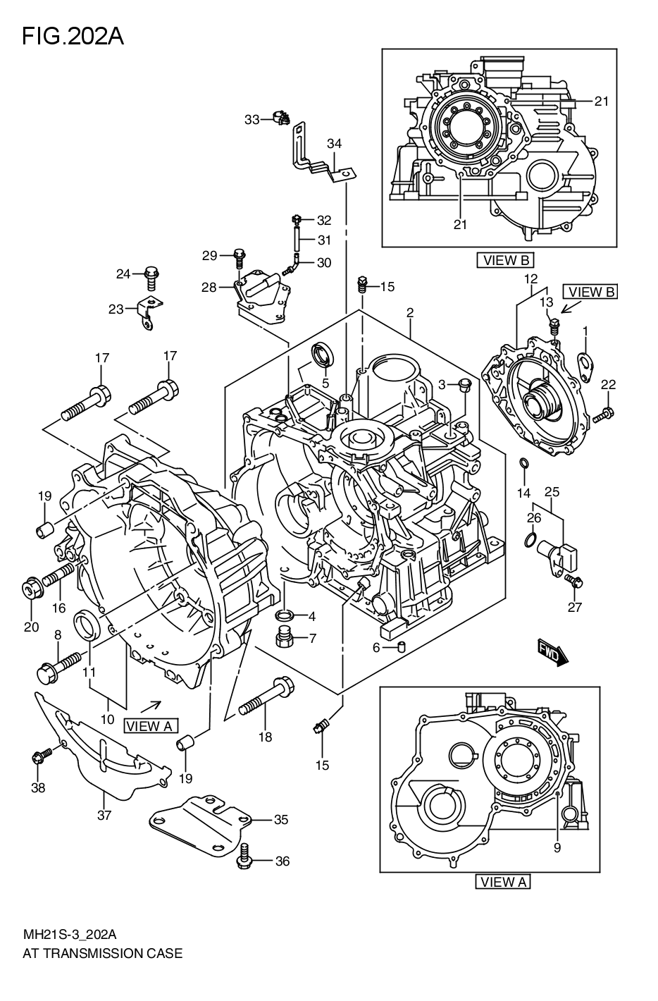 AT- TRANSMISSION CASE