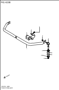 FRONT STABI RISER