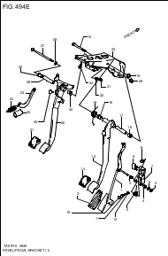 PEDAL/ PEDAL BRACKET