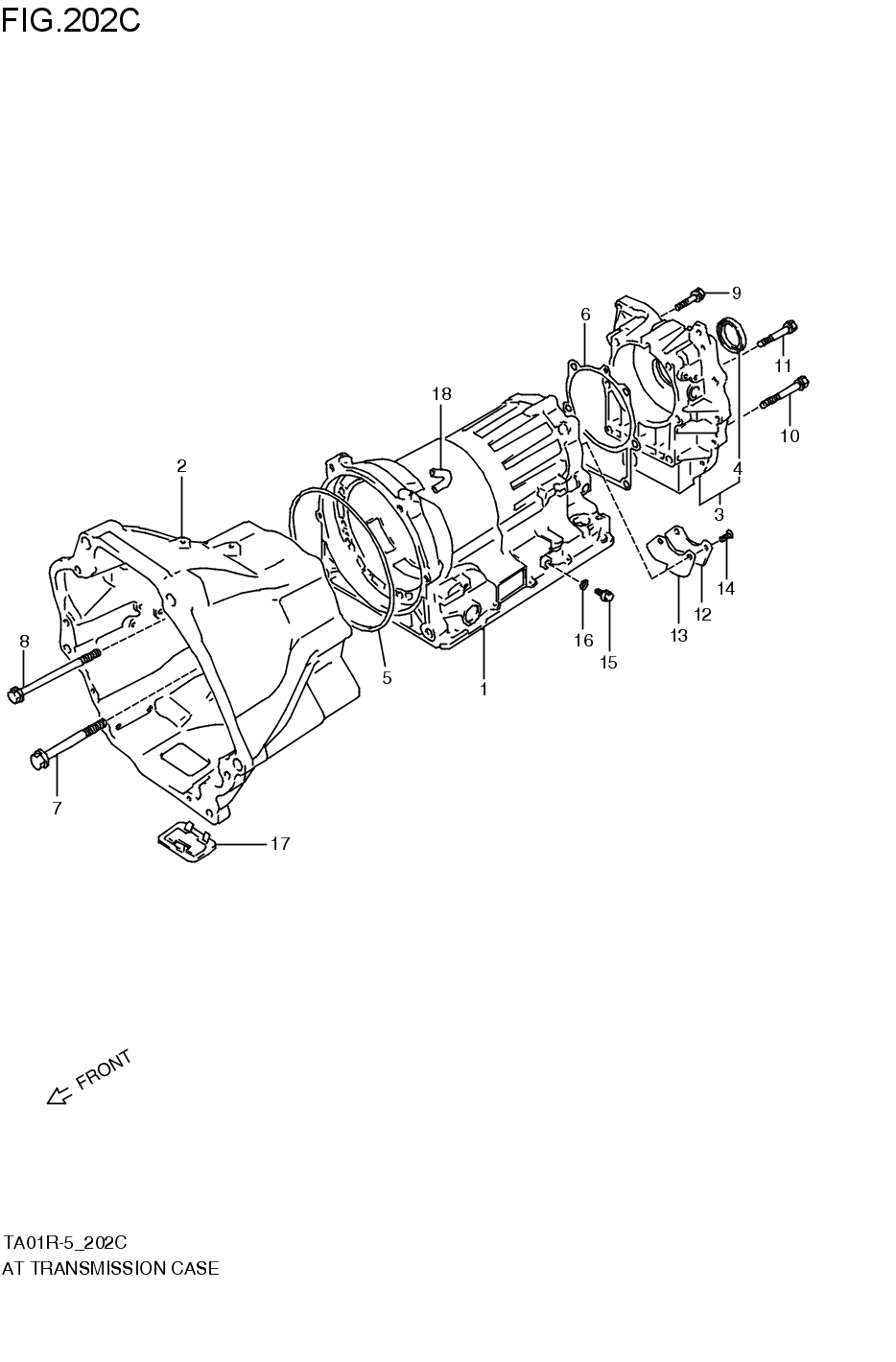 AT- TRANSMISSION CASE