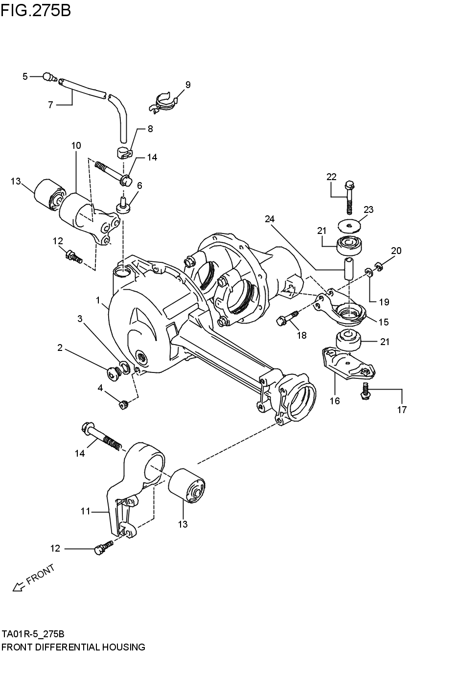 FRONT DIFFERENTIAL HOUSING