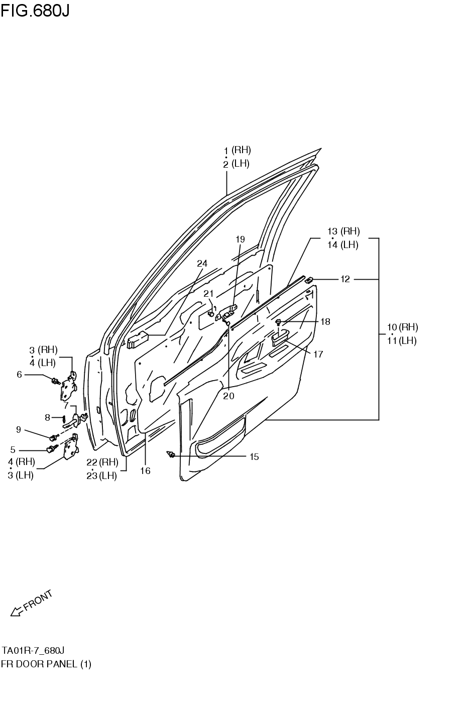 FRONT DOOR PANEL