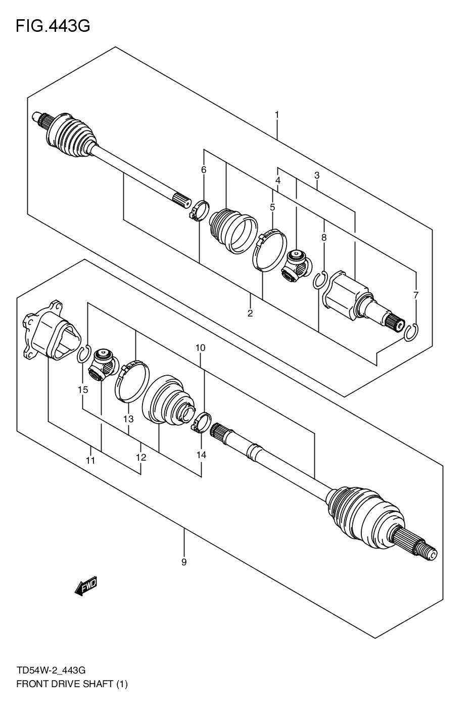 FRONT DRIVE SHAFT