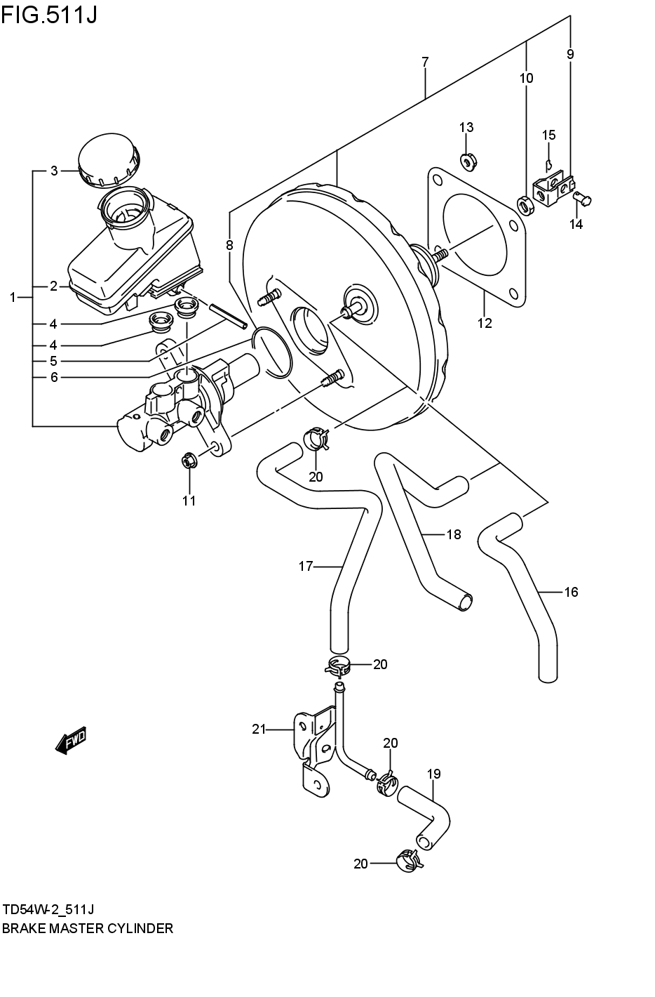 BRAKE MASTER CYLINDER