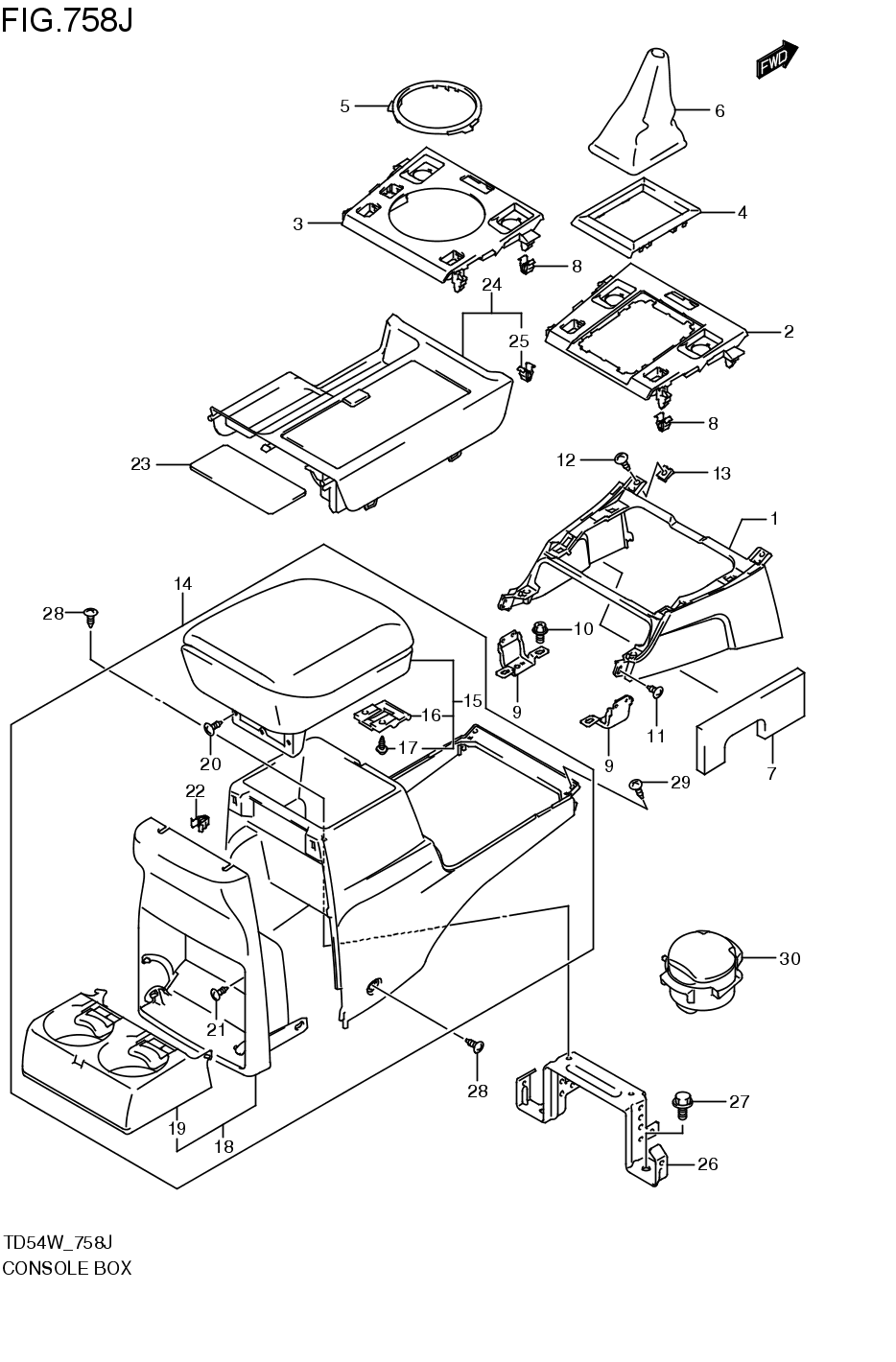 CONSOLE BOX