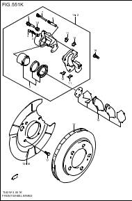 FRONT WHEEL BRAKE