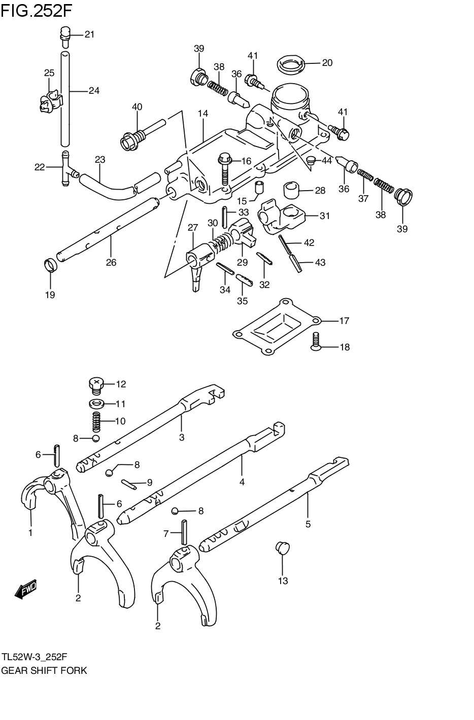 MT- GEAR SHIFT FORK