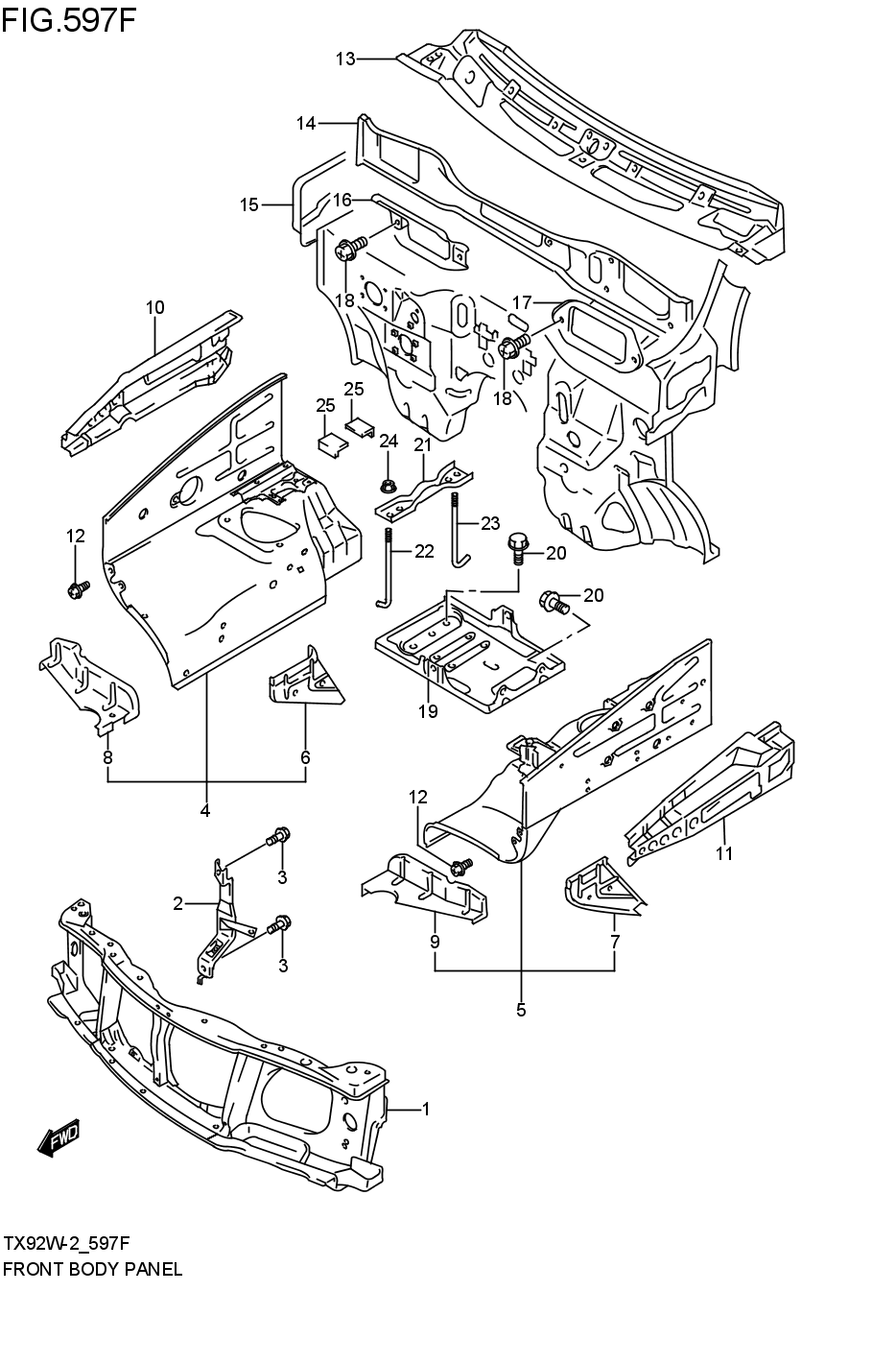 FRONT BODY PANEL