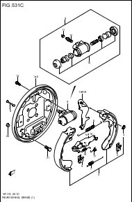 REAR WHEEL BRAKE