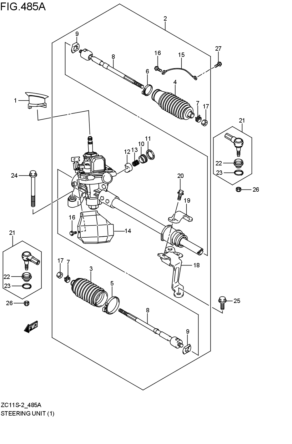 STEERING GEAR UNIT