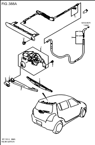 REAR WIND WIPER/ WASHER